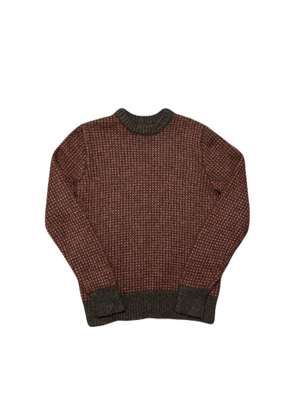 L.L. Bean Signature 1980 Matinicus Rock Wool Knit Birds Eye Sweater Mens Small